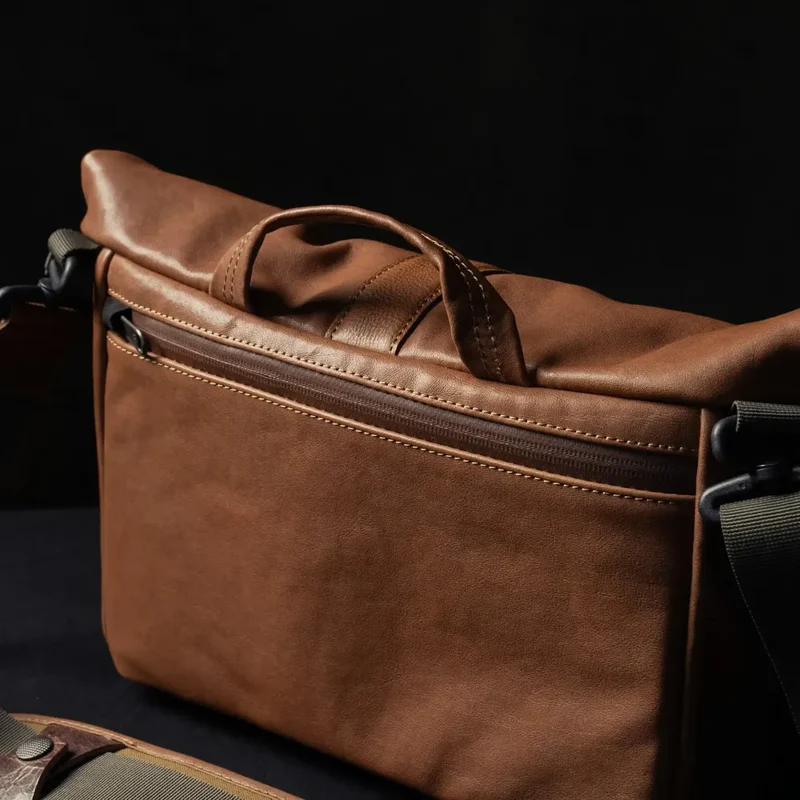 Wotancraft Pilot Travel Camera Bag 7L – Cuir Marron
