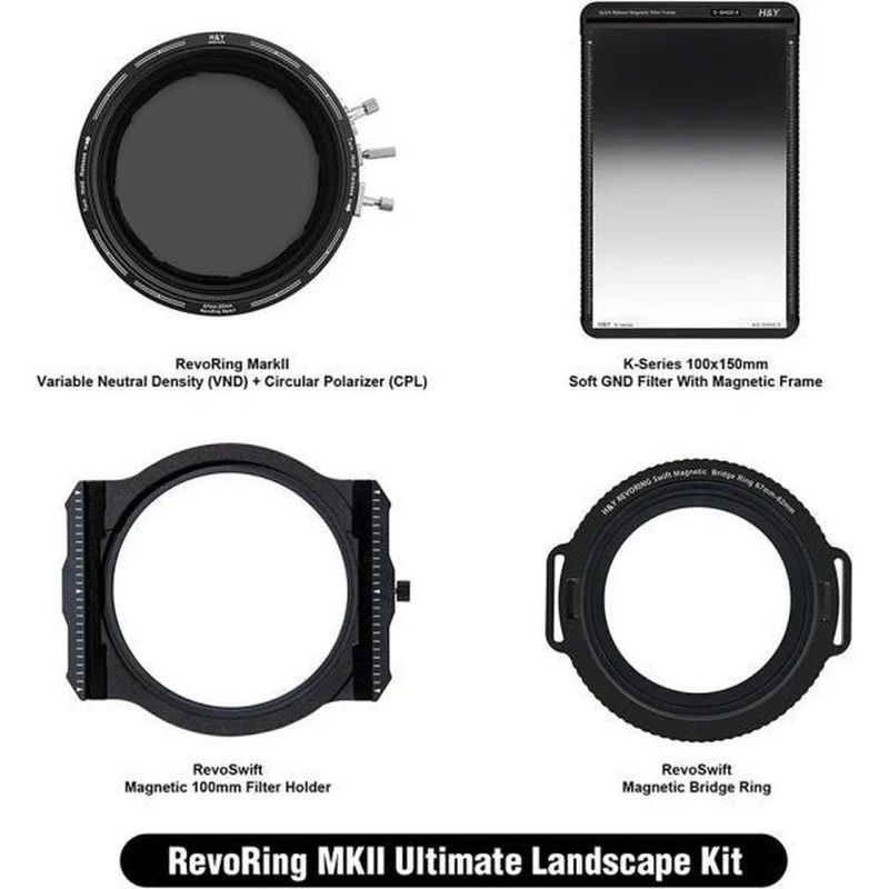 H&Y RevoRing MKII kit paysage 58-77mm (RNC77-II + RBR-77 + RH100 + KS09)