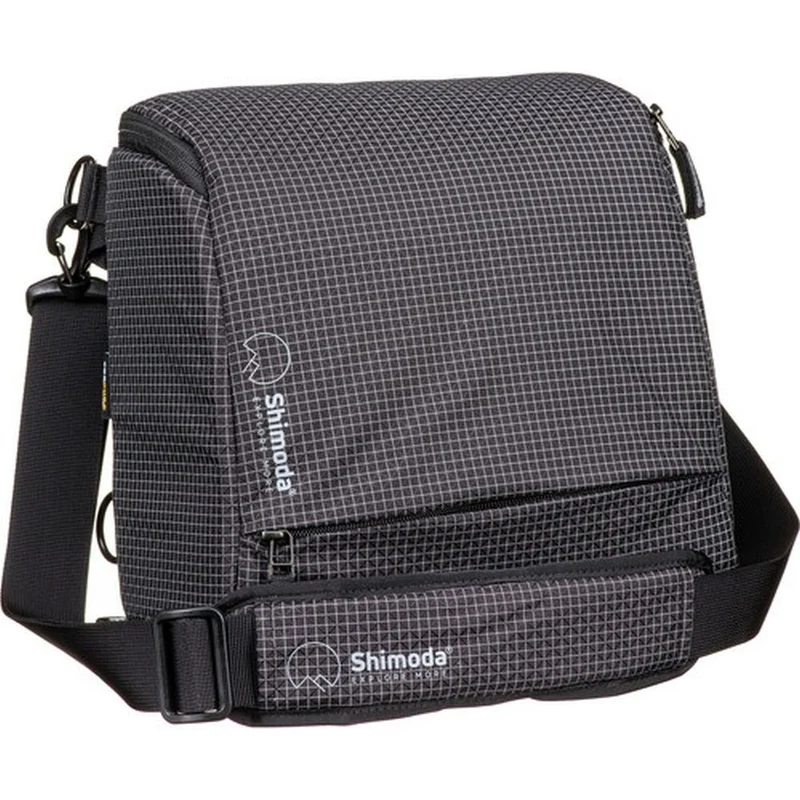 Shimoda Toploader Sac à museau - Moyen - noir/blanc - 520-405