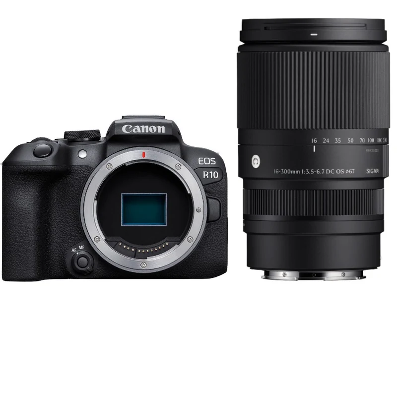 Canon EOS R10 Appareil Photo Hybride + Sigma 16-300mm f/3.5-6.7 DC OS