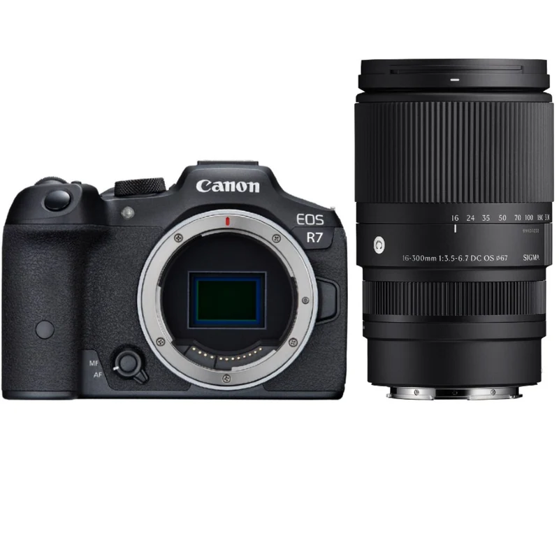 Canon EOS R7 Appareil Photo Hybride + Sigma 16-300mm f/3.5-6.7 DC OS