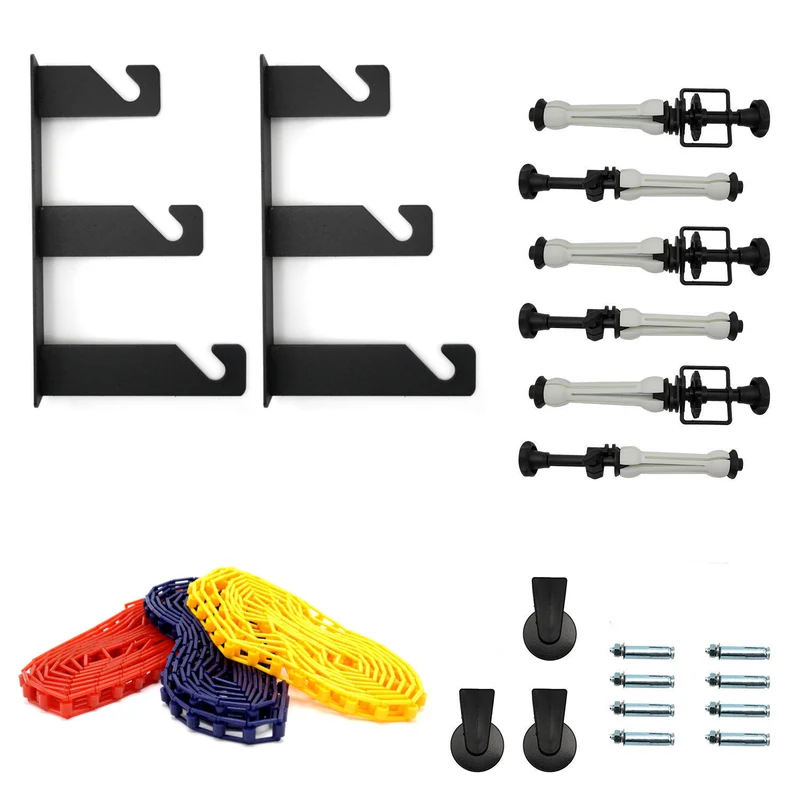 Caruba Système de Suspension pour Montage sur Cloison / Mur à 3 Rouleaux