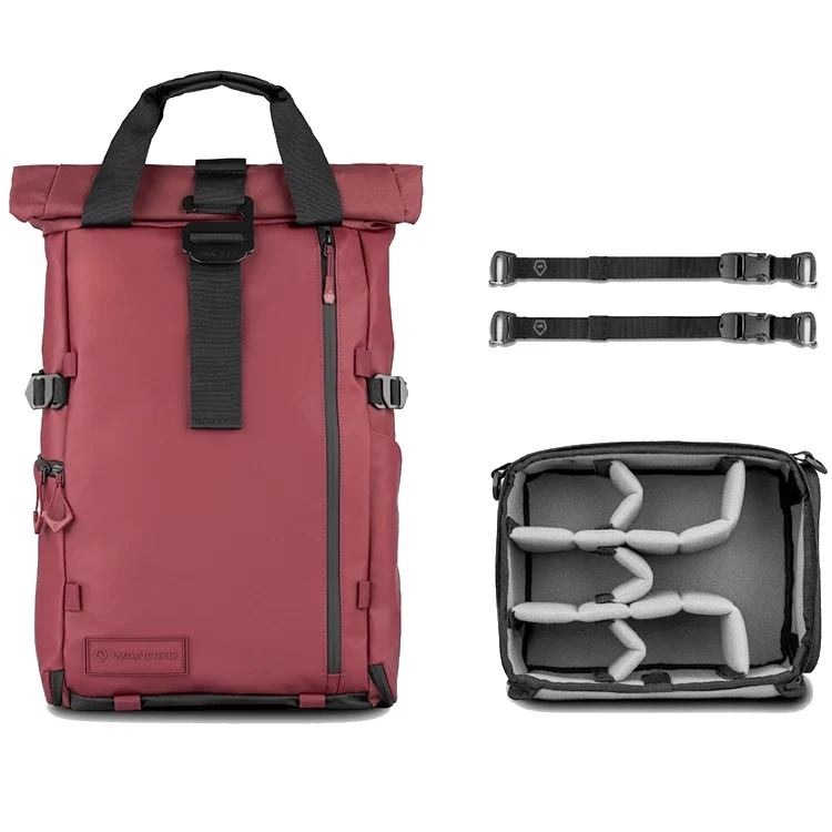 WANDRD PRVKE Photo Bundle Sac à Dos V4 - Rhone Burgundy - 31L