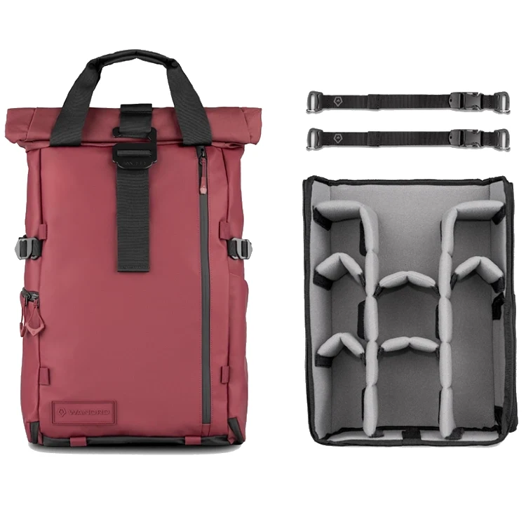 WANDRD PRVKE Photo Bundle Sac à Dos V4 - Rhone Burgundy - 31L