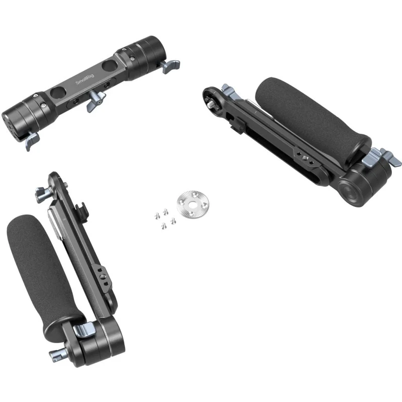 SmallRig 5205 Rig d'épaule Poignée Double pour Cannes LWS de 15mm