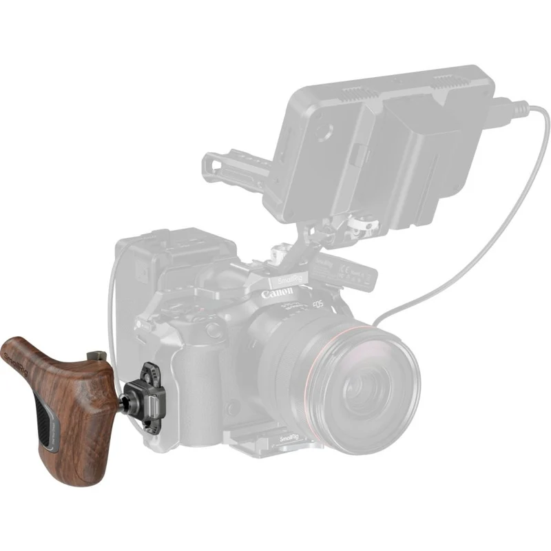 SmallRig 5192 Poignée en bois de la série "ImageGrip" avec pince NATO (côté droit)