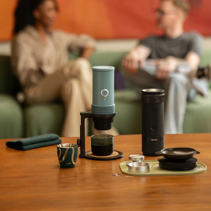 OutIn Mino Machine à Espresso Portable – Vert Canyon