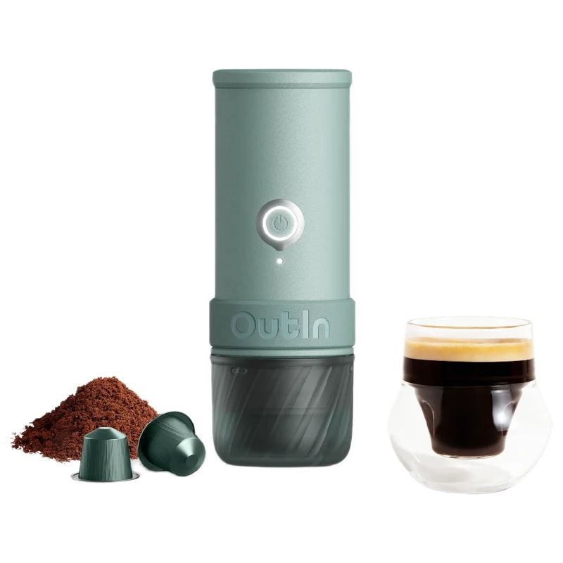 OutIn Mino Machine à Espresso Portable – Vert Canyon