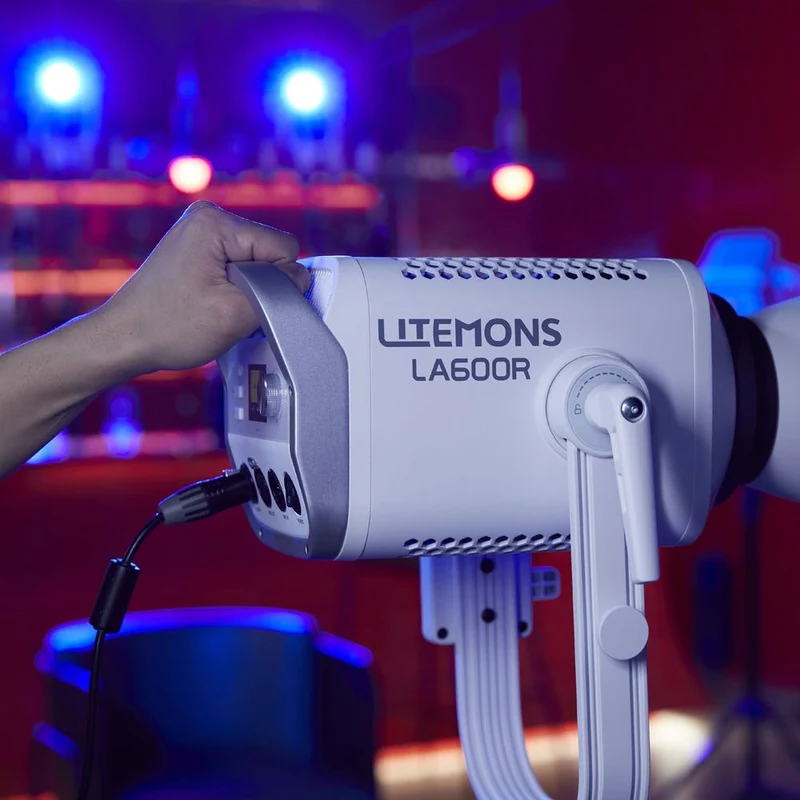 Godox Litemons LA600Bi Lampe vidéo LED bicolore avec sac de transport (blanc)