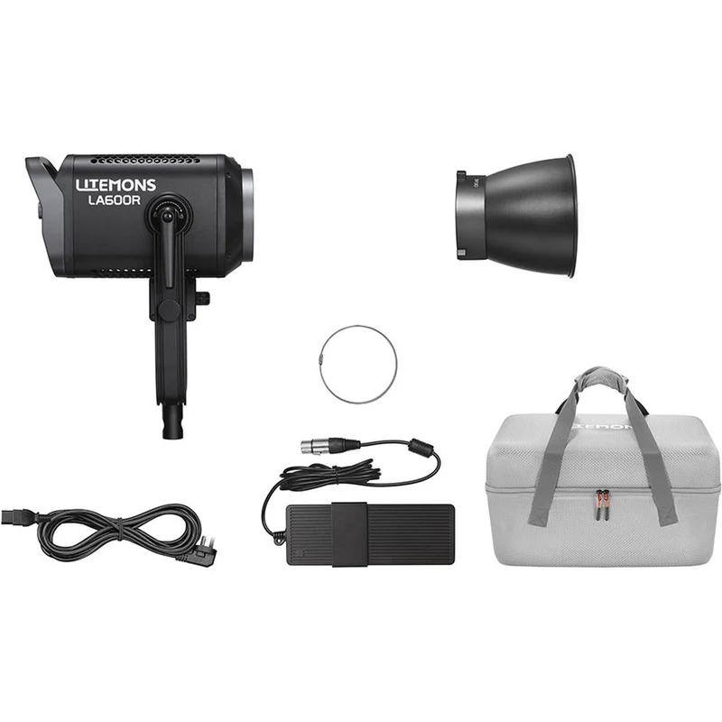 Godox Litemons LA600R Lampe vidéo LED RGB avec sac de transport (noir)