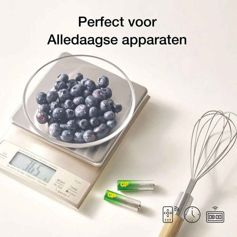 GP Super AA Piles alcalines 1,5 V (8x)