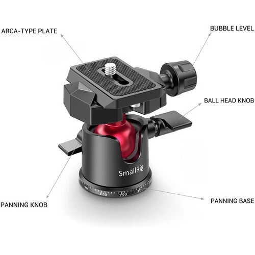SmallRig de Table Mini Trépied avec Panoramic Rotule Ball BUT2664