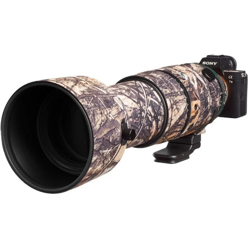 EasyCover Objectif Cover Chêne pour Sigma 60-600mm f/4.5-6.3 DG OS HSM | S (Sony E / Leica L) Camouflage Forêt