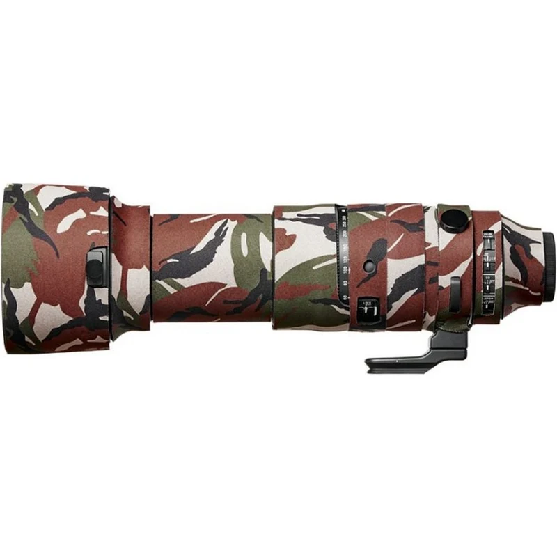 EasyCover Objectif Cover Oak pour Sigma 60-600mm f/4.5-6.3 DG OS HSM | S (Sony E / Leica L) Camouflage vert