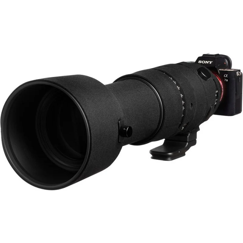 easyCover Objectif Cover Chêne pour Sigma 60-600mm f/4.5-6.3 DG OS HSM | S (Sony E / Leica L) Noir