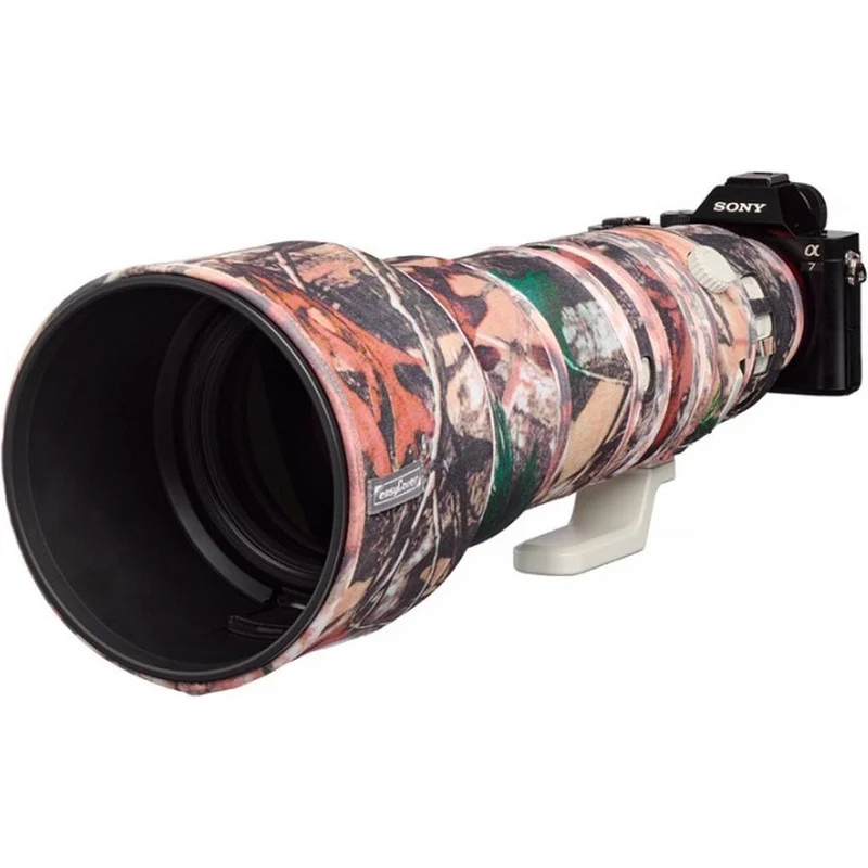 easyCover Protection d'objectif en chêne pour Sony FE 400-800mm f/6.3-8 G OSS, motif camouflage forêt