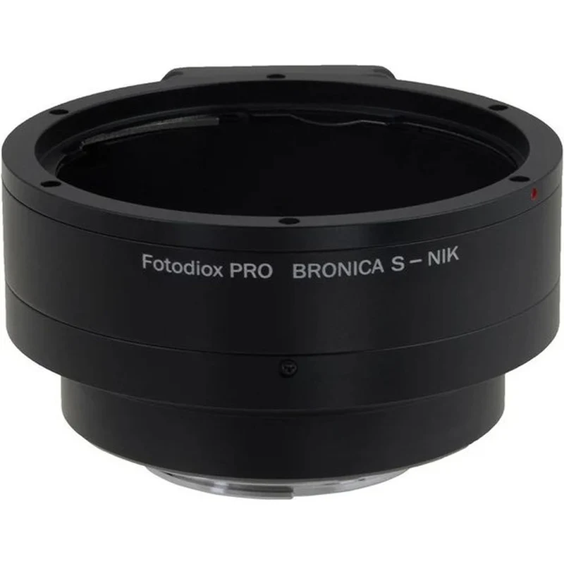 Fotodiox Pro Adaptateur de monture d'objectif : objectif Bronica S SLR vers boîtier d'appareil photo reflex Nikon à monture F