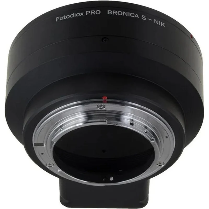 Fotodiox Pro Adaptateur de monture d'objectif : objectif Bronica S SLR vers boîtier d'appareil photo reflex Nikon à monture F