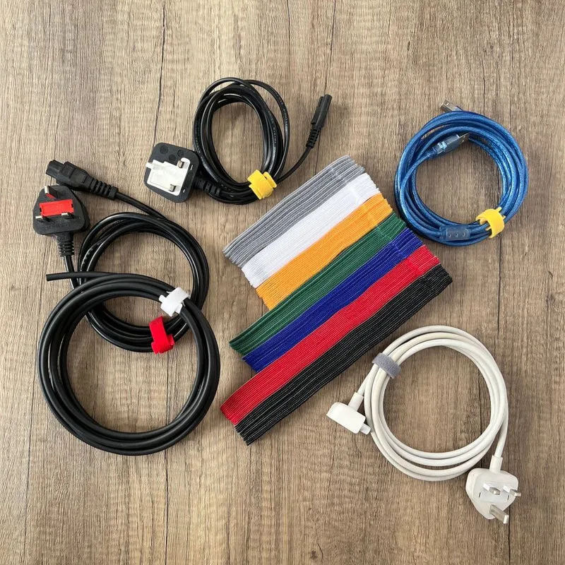 Filmsticks - Attache-câbles à crochets et à boucles - 15cm