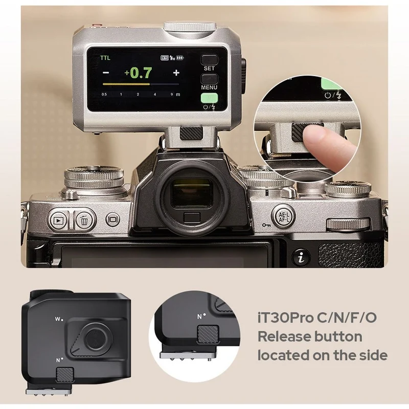 Godox iT30Pro Noir IFlash TTL Appareil Photo Flash Fuji