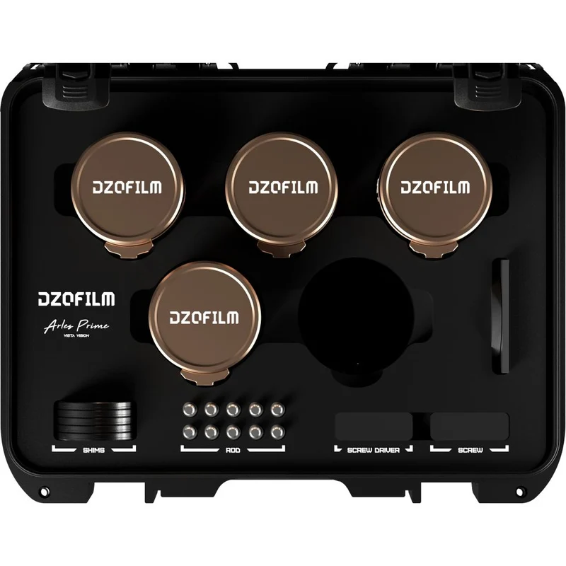 DZOFilm Arles Lustre Objectif cinéma 25/35/50/75mm FF/VV Prime monture PL (mètre)
