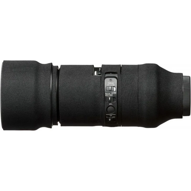 easyCover Lens Cover Chêne pour Sigma 100-400mm f/5-6.3 DG DN OS | C (Sony E / Leica L) Noir