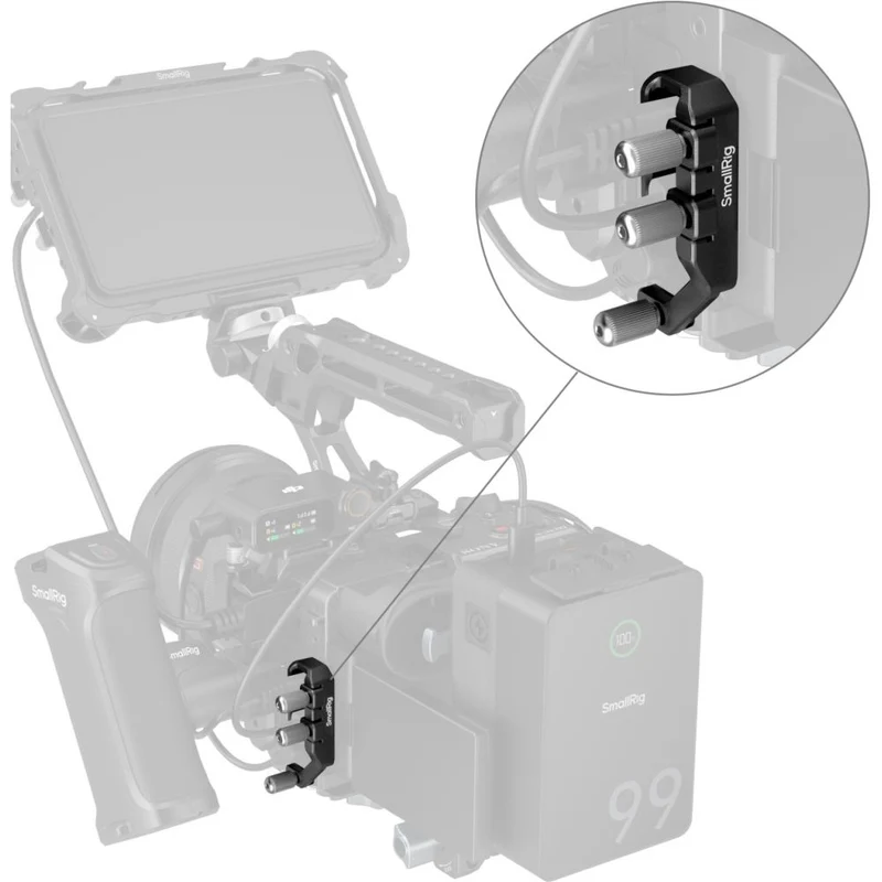 SmallRig 5592 USB-C & MULTI Câble Pince pour Cages pour Sony FX2