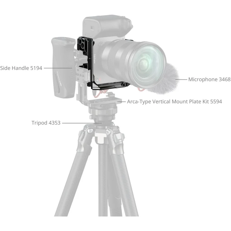 SmallRig 5591 Demi-cage pour Sony FX2