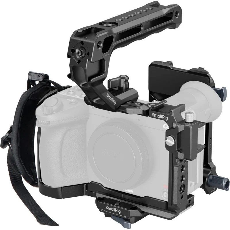 SmallRig 5590 Advanced Cage Kit avec Batterie Plate pour Sony FX2
