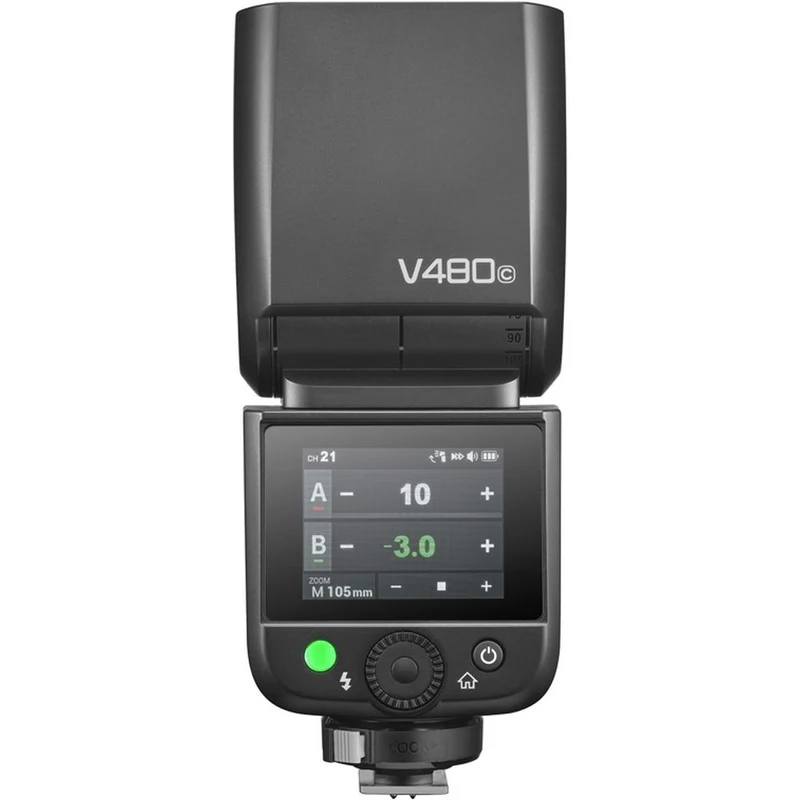 Godox V480O TTL Li ion Head Appareil photo Flash OM System/Panasonic
