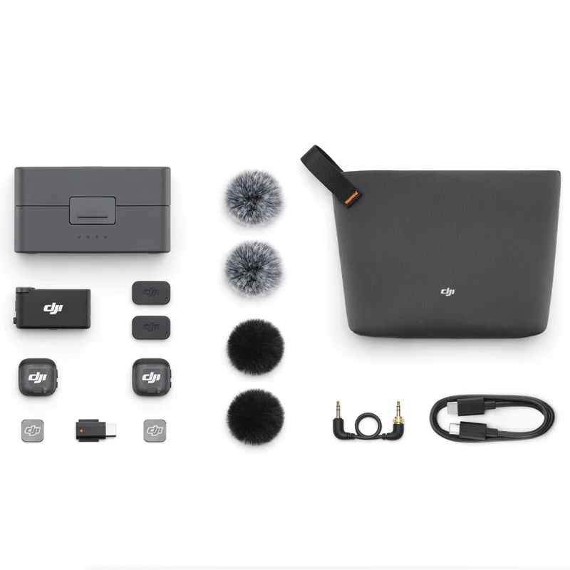 DJI Mic 3 (2 TX + 1 RX + étui de chargement)