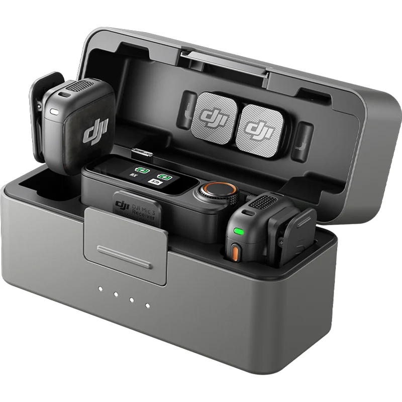 DJI Mic 3 (2 TX + 1 RX + étui de chargement)