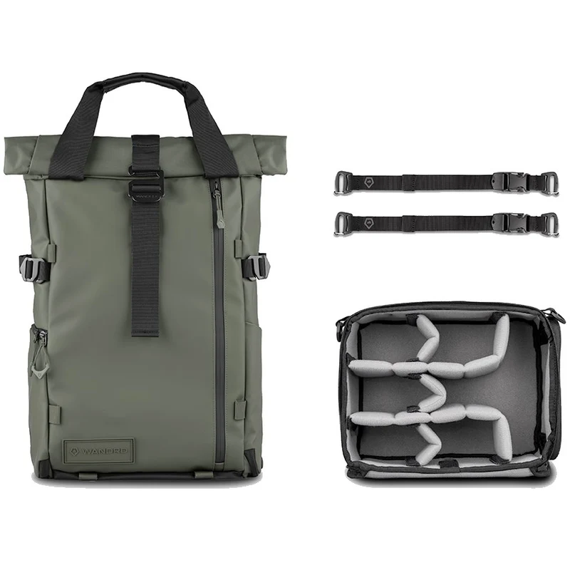WANDRD PRVKE Photo Bundle Sac à Dos V4 - Wasatch Vert - 21L
