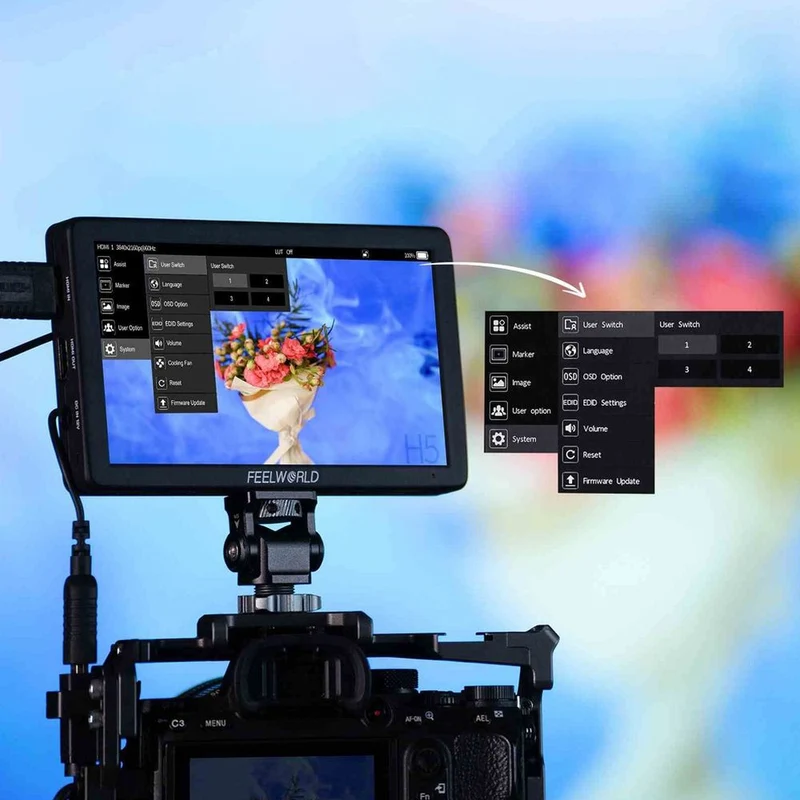 Feelworld T6 6" Moniteur avec boîtier en métal