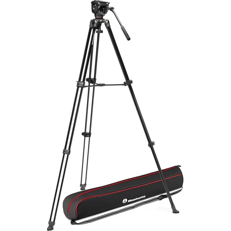 Manfrotto 500X et système vidéo à double pied en aluminium