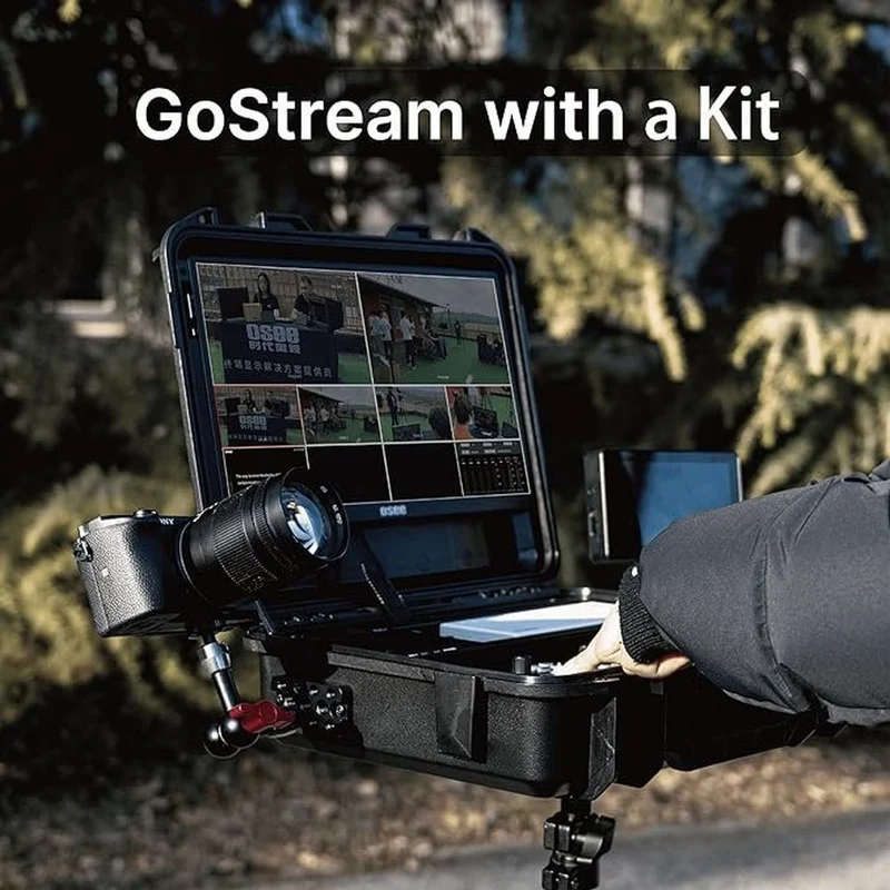 Osee Multicamera, commutateur de diffusion en direct avec écran de 14 pouces