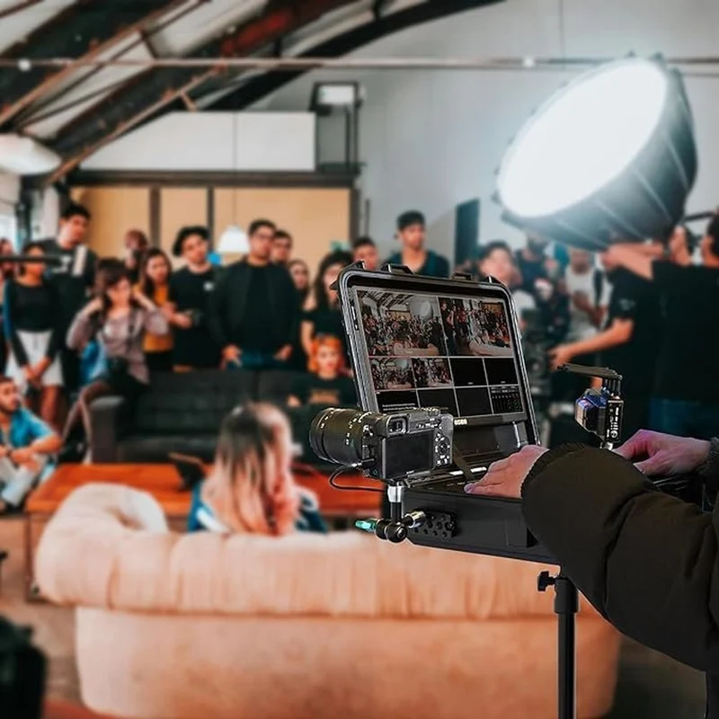 Osee Multicamera, commutateur de diffusion en direct avec écran de 14 pouces