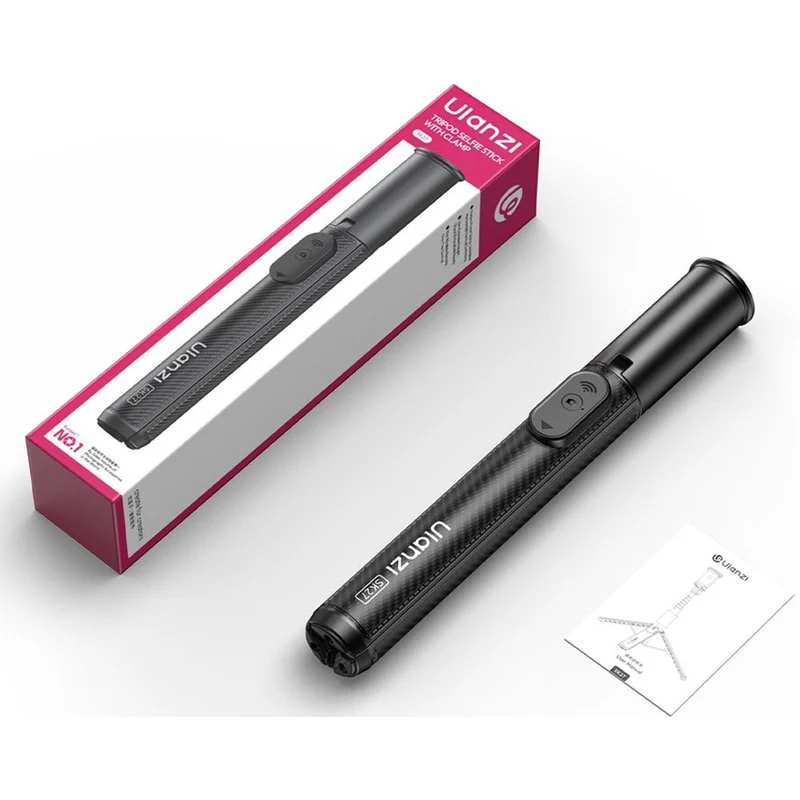 Ulanzi SK27 Trépied à selfie portable Plus (pince pour téléphone)