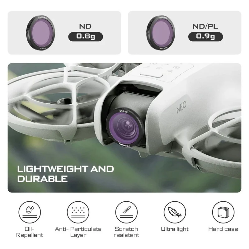 Freewell DJI Neo Filtres ND magnétiques Standard Day - Lot de 3