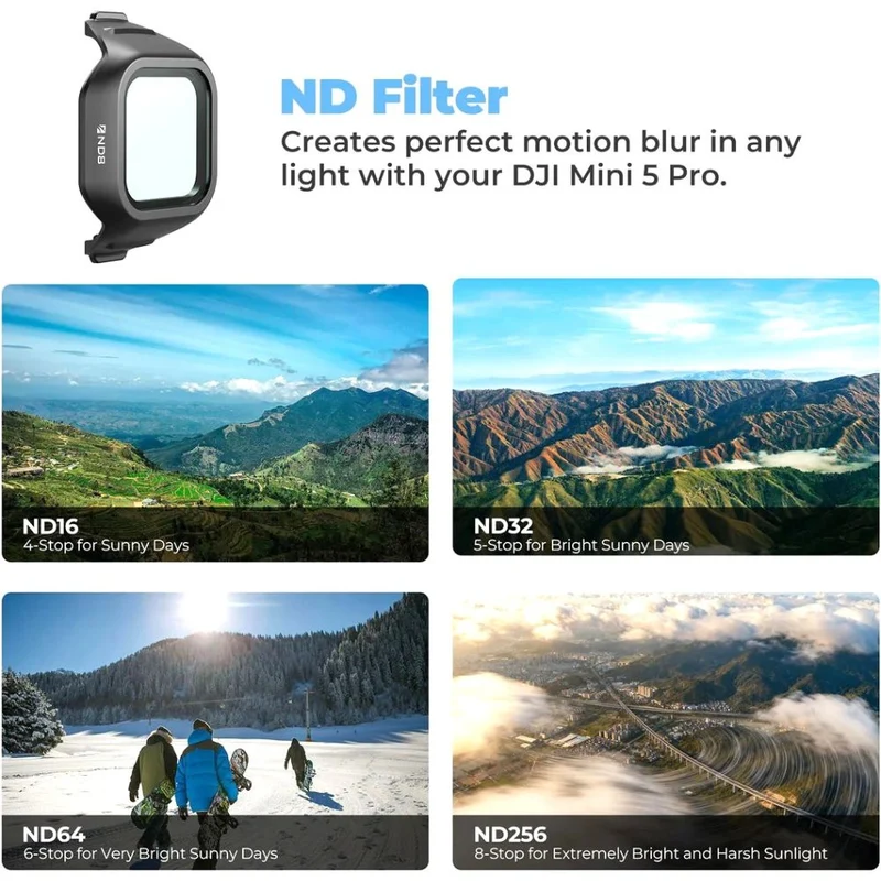 Freewell DJI Mini 5 Pro Filtres - Pack de 6