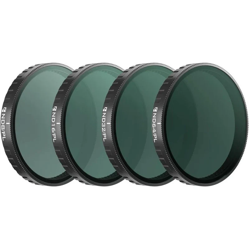 Freewell Filtres pour DJI Osmo Action 6 - Journée ensoleillée - Lot de 4