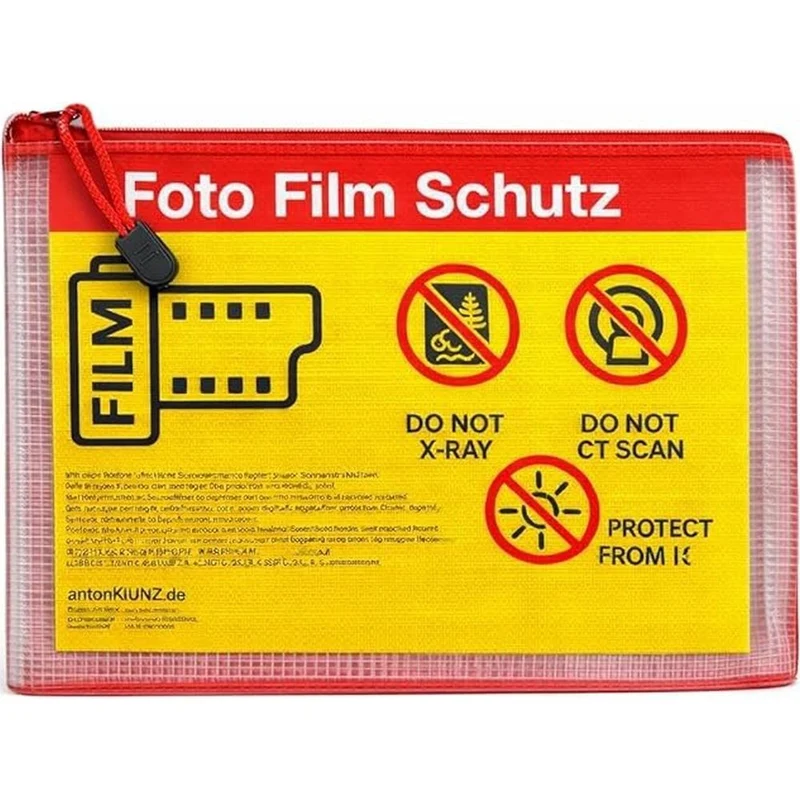 Domke Filmguard Sac A5 de protection de film photo pour 10 x film 35mm / 120, lot de 4 - Bleu, Vert, Rouge, Jaune