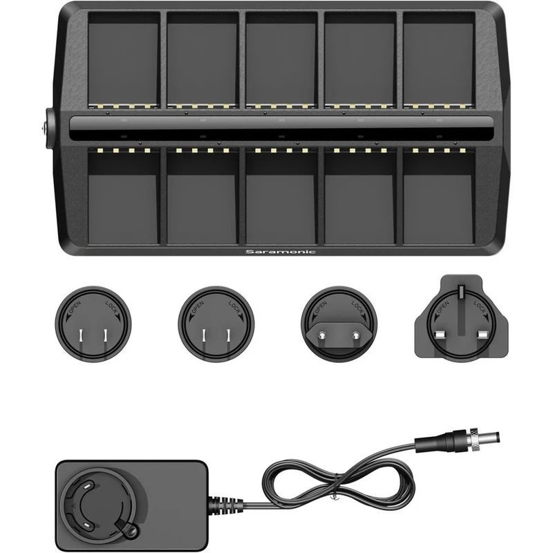 Saramonic WiTalk9 CB10 10-bay Hub de Charge