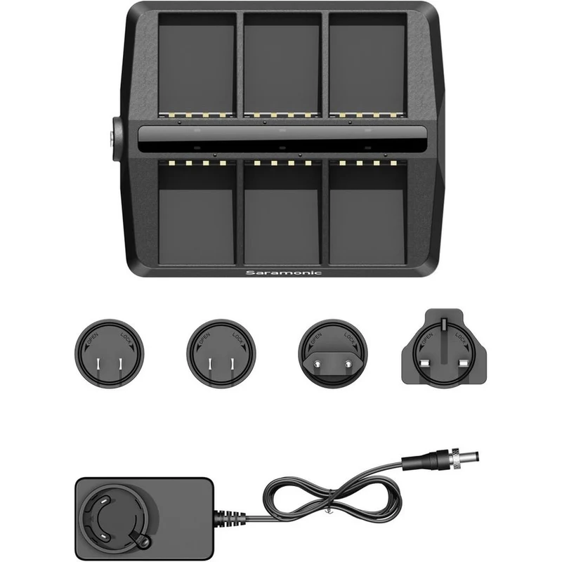 Saramonic WiTalk9 CB6 Hub de charge à 6 baies