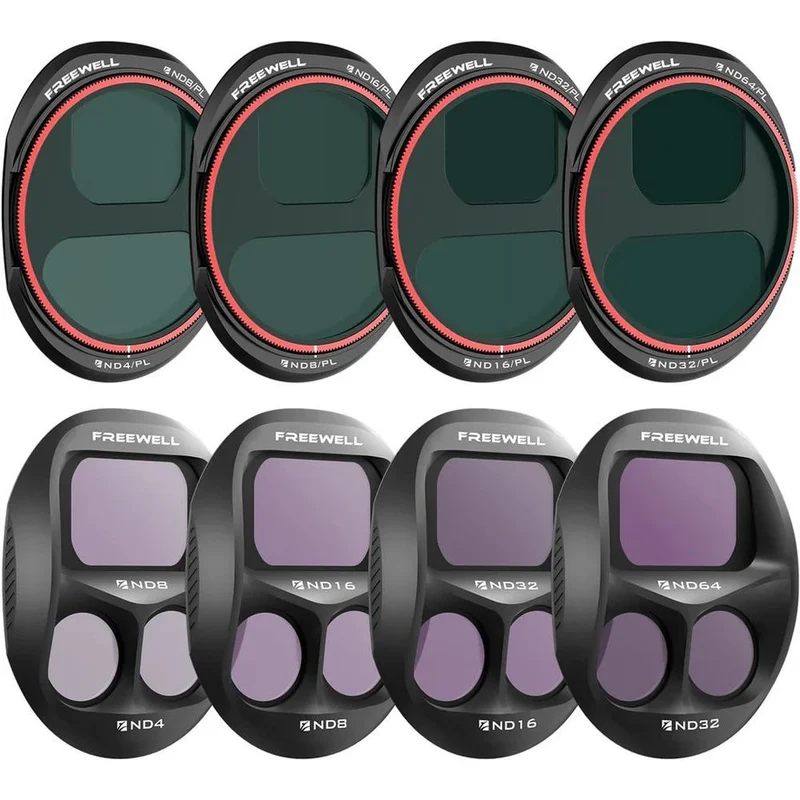 Freewell Filtres pour DJI Mavic 4 Pro (lot de 8)