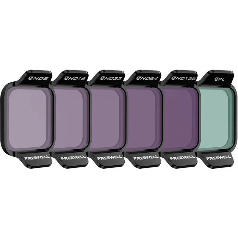 Freewell DJI Filtres ND réversibles - Journée standard - Lot de 6