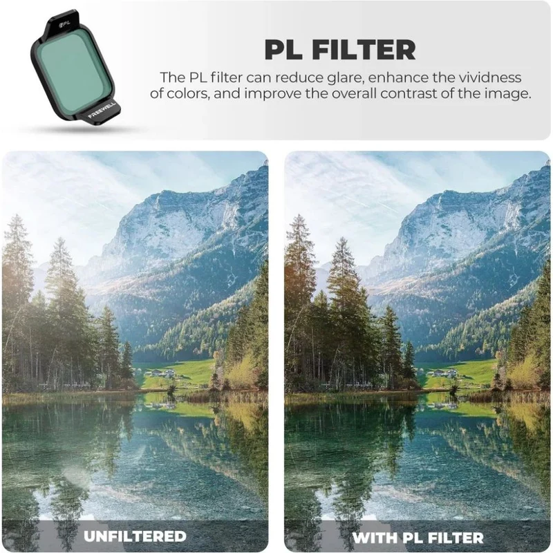 Freewell DJI Filtres ND réversibles - Journée standard - Lot de 6
