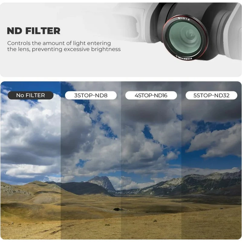 Freewell Kit de 9 filtres magnétiques pour DJI Neo 2