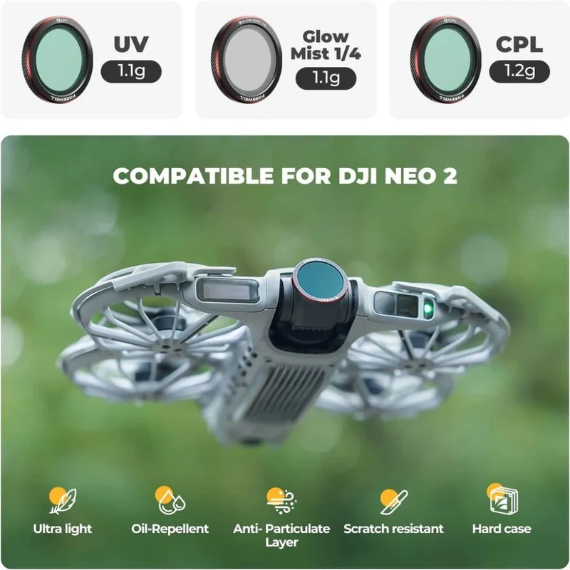 Freewell DJI Neo Filtres magnétiques 2 Everyday - Lot de 3