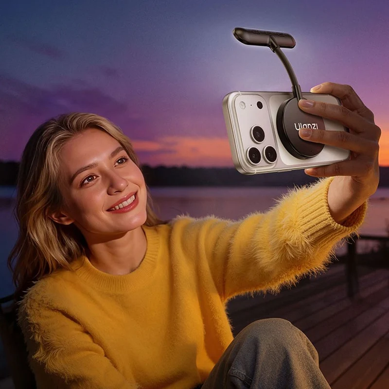 Ulanzi M10 Lampe de téléphone magnétique flexible